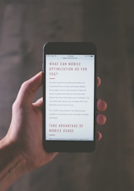 person holding space gray iPhone
