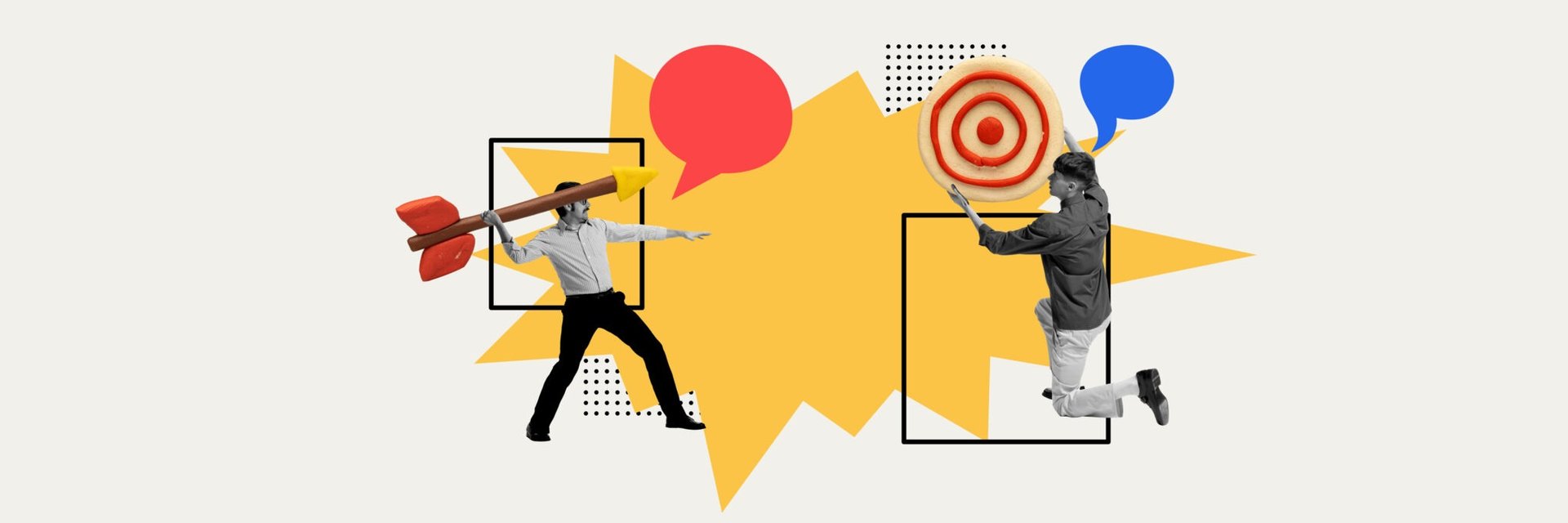 man-aiming-arrow-into-target-contemporary